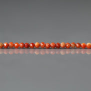 2mm Natural Sponge Coral Beads Micro Faceted Beads Genuine Coral Beads 15