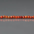 2mm Sponge Coral Beads – Tiny Faceted Round Natural Gemstone 15" Strand
