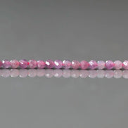 2mm AAA Star Flash Ruby Beads Micro Faceted Beads 15