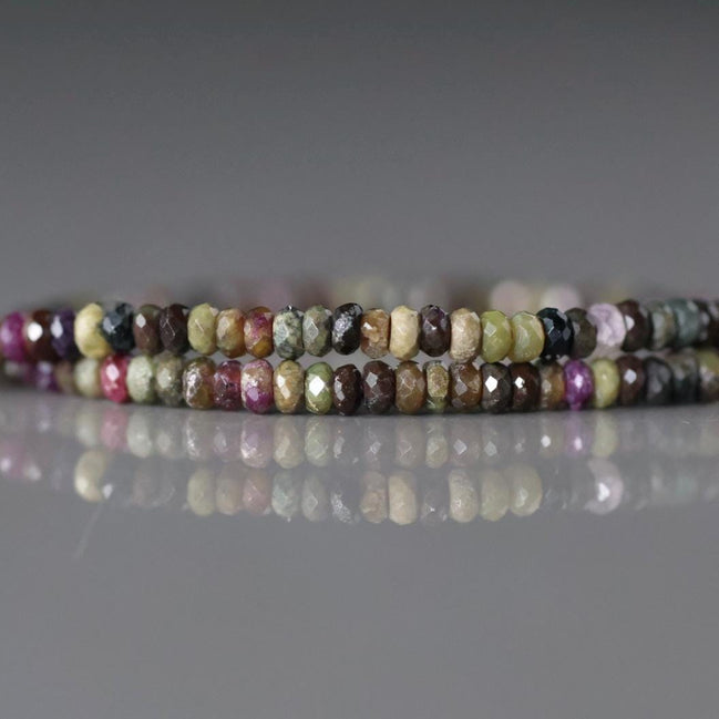 2mm Rare Stichtite Atlantasite Faceted Beads 15" Purple Green Genuine Gemstone Beads Serpentine for Jewelry Making Beading Craft Gift Beads