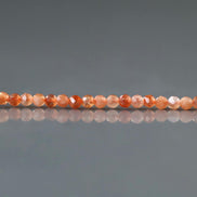 2mm Natural AAA Sunstone Faceted Beads 15