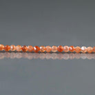 2mm Sunstone Beads – Tiny Faceted Round Natural Gemstone 15" Strand