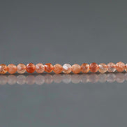 2mm Sunstone Beads – Tiny Faceted Round Natural Gemstone 15