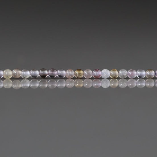 2mm Cacoxenite Smooth Beads Super Seven 7 Genuine Beads 15" Gemstone Melody Stone Beads Beading Crafter Gift DIY Jewelry Making