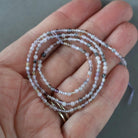 2mm Super Seven Beads - Tiny Smooth Round Natural Gemstone 15" Strand