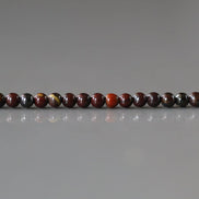2mm Tiger‚Äôs Iron Beads ‚Äì Tiny Smooth Round Natural Gemstone 15