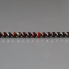 2mm Tiger‚Äôs Iron Beads ‚Äì Tiny Smooth Round Natural Gemstone 15" Strand