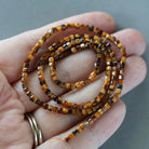 2mm Tiger's Eye Cube Beads - Tiny Faceted Cube Natural Gemstone 15" Strand