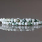 2mm Tree Agate Beads ‚Äì Tiny Faceted Round Natural Gemstone 15.5" Strand