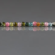 2mm Watermelon Tourmaline Smooth Beads 15