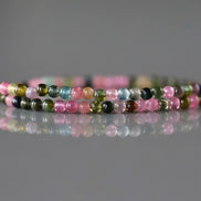 2mm Watermelon Tourmaline Smooth Beads 15