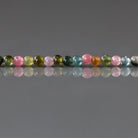 2mm Watermelon Tourmaline Beads – Tiny Smooth Round Natural Gemstone 15" Strand