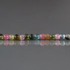 2mm Watermelon Tourmaline Beads – Tiny Smooth Round Natural Gemstone 15" Strand