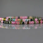 2mm Watermelon Tourmaline Beads – Tiny Smooth Round Natural Gemstone 15" Strand