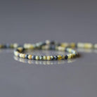 2mm Yellow Serpentine (Lizardite) Beads ‚Äì Tiny Smooth Round Natural Gemstone 15" Strand