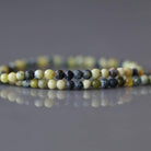 2mm Yellow Serpentine (Lizardite) Beads ‚Äì Tiny Smooth Round Natural Gemstone 15" Strand