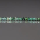 2mm Zambian Emerald Beads - Tiny Faceted Round Natural Gemstone 15" Strand