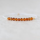3.4mm AAA Madeira Citrine Faceted Round Beads Natural Deep Yellow Gemstone for DIY Jewelry Making