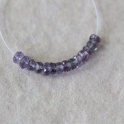 3.5mm Alexandrite Beads - Faceted Rondelle Natural Gemstone 1