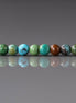 3.5mm Arizona Turquoise Beads – Smooth Round Natural Gemstone 15" Strand