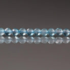 3.5mm Blue Topaz Beads ‚Äì Faceted Round Natural Gemstone Strand