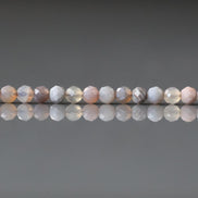 3.5mm Botswana Agate Beads Faceted Genuine Tiny Agate Beads 15