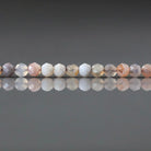 3.5mm Botswana Agate Beads - Faceted Round Natural Gemstone 15" Strand