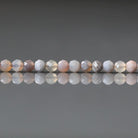 3.5mm Botswana Agate Beads - Faceted Round Natural Gemstone 15" Strand