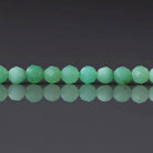 3.5mm Chrysoprase Beads ‚Äì Faceted Round Natural Gemstone 15" Strand
