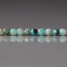 3.5mm Cuprite in Chrysocolla Beads ‚Äì Faceted Round Natural Gemstone 15" Strand