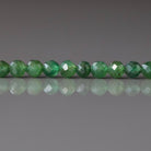 3.5mm Fuchsite Beads ‚Äì Faceted Round Natural Gemstone 15" Strand