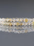3.5mm Golden Rutilated Quartz Beads ‚Äì Faceted Round Natural Gemstone 15" Strand
