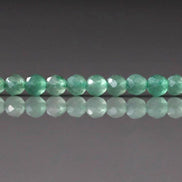 3.5mm Green Aventurine Beads ‚Äì Faceted Round Natural Gemstone 15