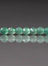 3.5mm Green Aventurine Beads ‚Äì Faceted Round Natural Gemstone 15" Strand