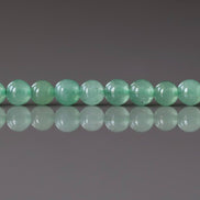 3.5mm AAA Green Aventurine Smooth Beads 15