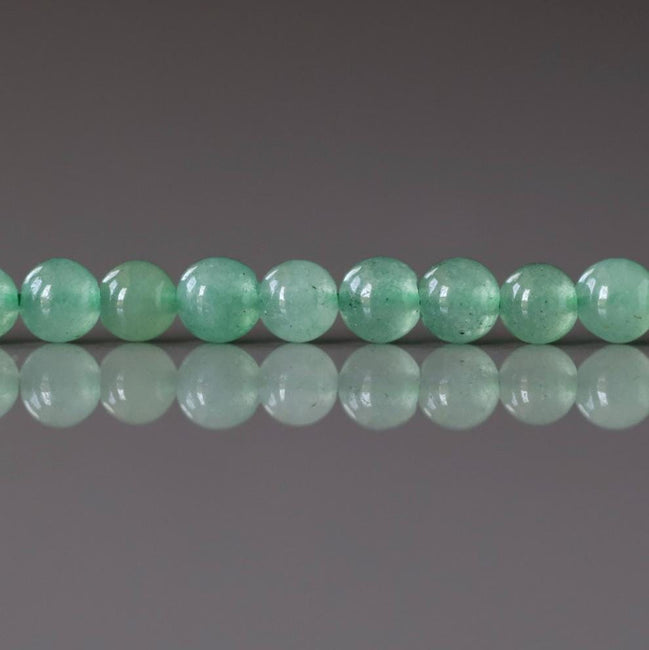 3.5mm AAA Green Aventurine Smooth Beads 15" Green Natural Aventurine Gemstone Beads Beading Crafter Gift DIY jewelry