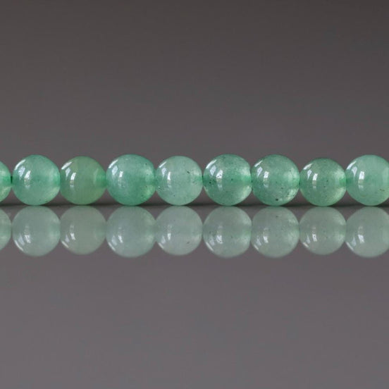 3.5mm AAA Green Aventurine Smooth Beads 15" Green Natural Aventurine Gemstone Beads Beading Crafter Gift DIY jewelry