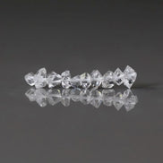 3-5mm AAA Herkimer Diamond Beads 10 PCs Quartz Genuine Gemstone Beads for Jewelry Making Beading Craft Gift April Birthstone