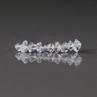 3-5mm Herkimer Diamond Beads - Round Micro Gemstone 10 Pcs