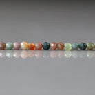 3.5mm Indian Agate Beads - Faceted Round Natural Gemstone 15" Strand