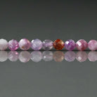 3.5mm Lepidolite Beads – Faceted Round Natural Gemstone 15" Strand