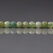 3.5mm Green Tourmaline Micro Faceted Beads 15