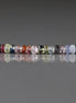 3.5mm Multi Sapphire Beads - Faceted Round Natural Gemstone 20 Pcs
