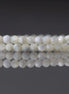 3.5mm Natural Mother of Pearl Beads - Faceted Round Natural Gemstone 15" Strand