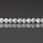 3.5mm Natural Mother of Pearl Beads - Smooth Round Natural Gemstone 15" Strand
