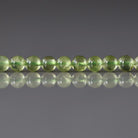 3.5mm Peridot Beads – Smooth Round Natural Gemstone 15" Strand