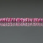 3.5mm Pink Topaz Rondelle Beads – Faceted Rondelle Natural Gemstone 6" Strand
