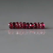 3.5mm AAA Pink Tourmaline Beads Rondelle 10 PCs Faceted Genuine Gemstone Beads Jewelry Making Gift October Birthstone