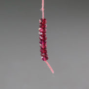 3.5mm Pink Tourmaline Beads - Faceted Rondelle Natural Gemstone 10 Pcs