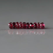 3.5mm Pink Tourmaline Beads - Faceted Rondelle Natural Gemstone 10 Pcs